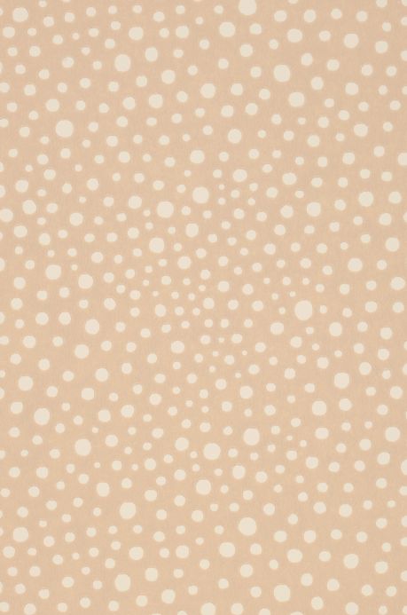 Majvillan Wallpaper Wallpaper Dots light beige-red A4 Detail