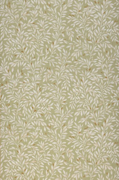 Leaf and Foliage Wallpaper Wallpaper Abbey reed green Roll Width