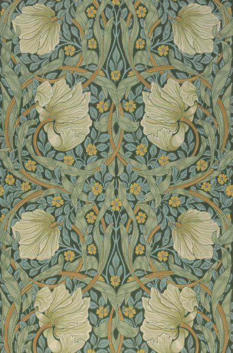 Floral Wallpaper Wallpaper Despina pale green Roll Width