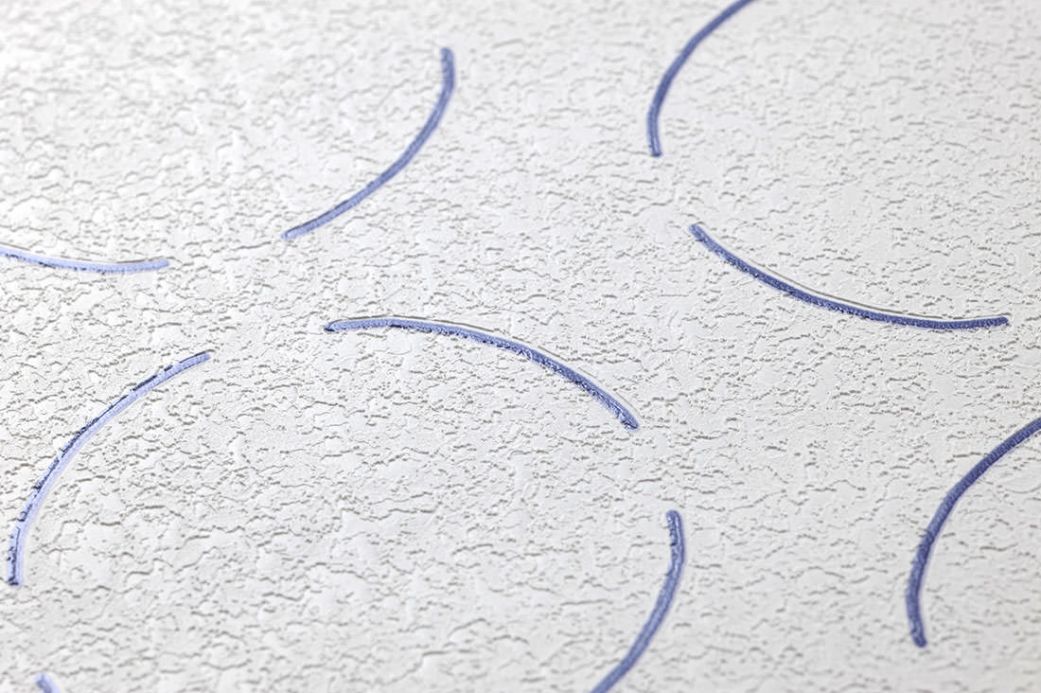 Archiv Tapete Circles by Porsche Violettblau Detailansicht