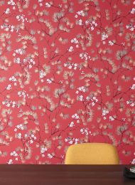 Wallpaper Makino orient red