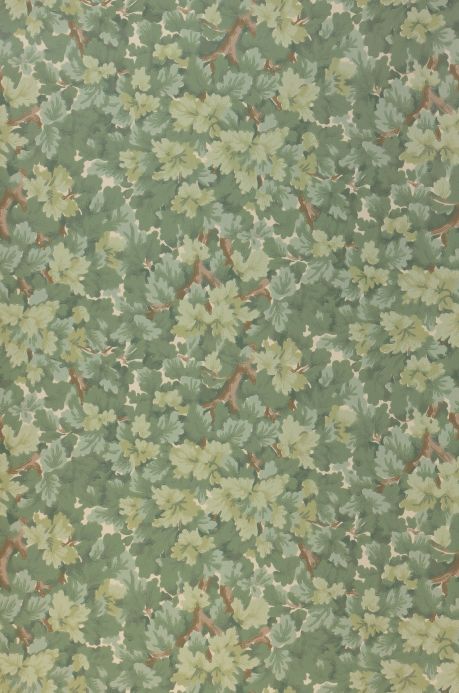 Botanical Wallpaper Wallpaper Kutani shades of green Roll Width
