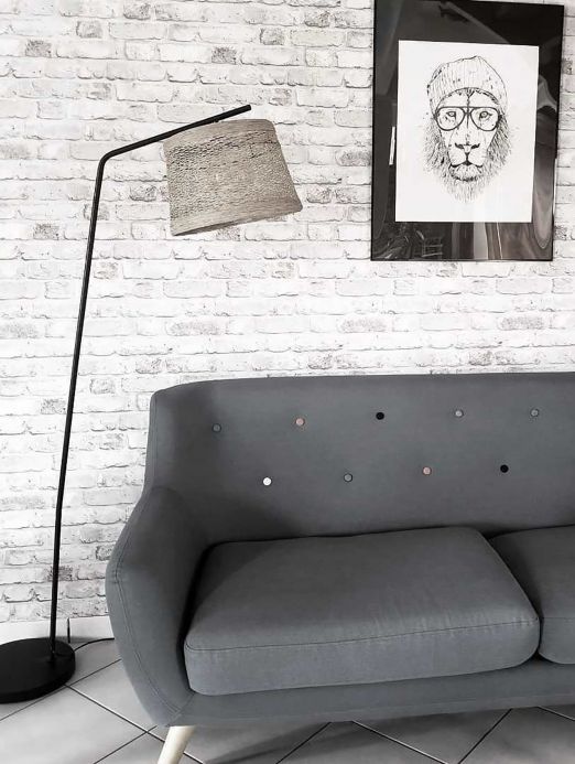 Non-woven Wallpaper Wallpaper Castor light grey Room View