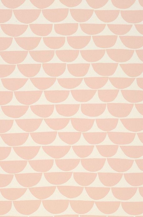 Geometric Wallpaper Wallpaper Darja pastel rose A4 Detail
