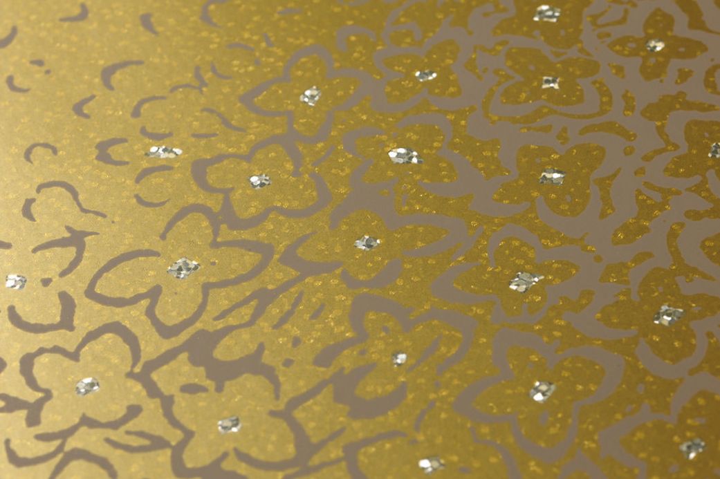 Archiv Wallpaper Stopela yellow gold Detail View
