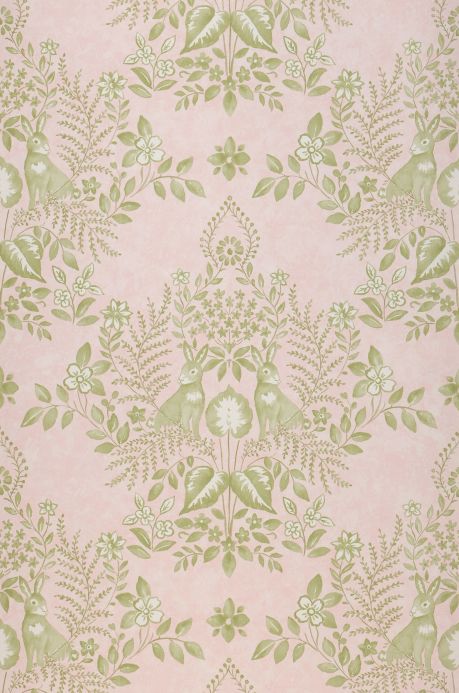 Peel and stick Wallpaper Self-adhesive wallpaper Cottontail Toile pale pink Roll Width