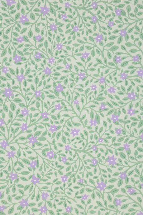 Purple Wallpaper Wallpaper Karina pale green Ausschnitt A4