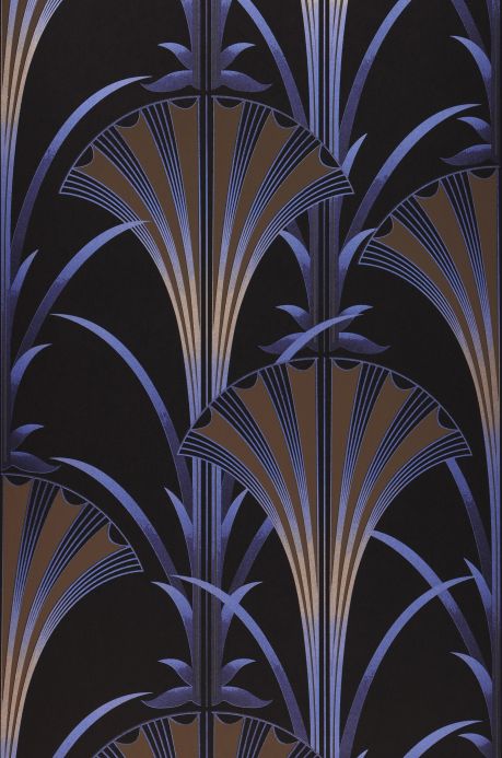 Art Deco Wallpaper Wallpaper Morley pearl blue Roll Width
