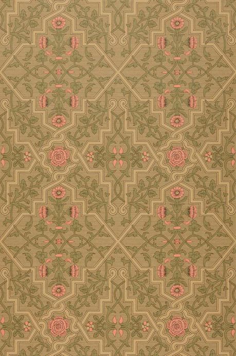 Archiv Wallpaper Camulos olive green Roll Width
