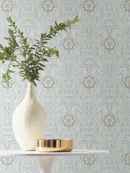 Paper-based Wallpaper Wallpaper Gatsby light blue Room View