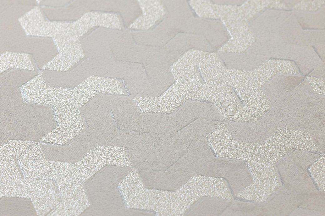 Archiv Wallpaper Skylar light beige grey Detail View
