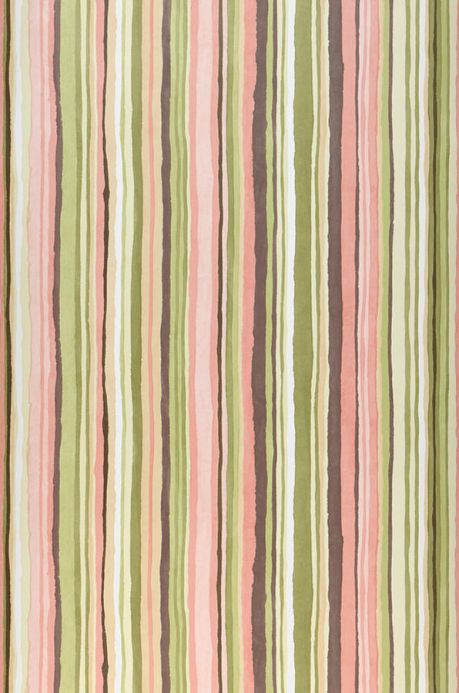 Striped Wallpaper Wallpaper Zeno fern green Roll Width