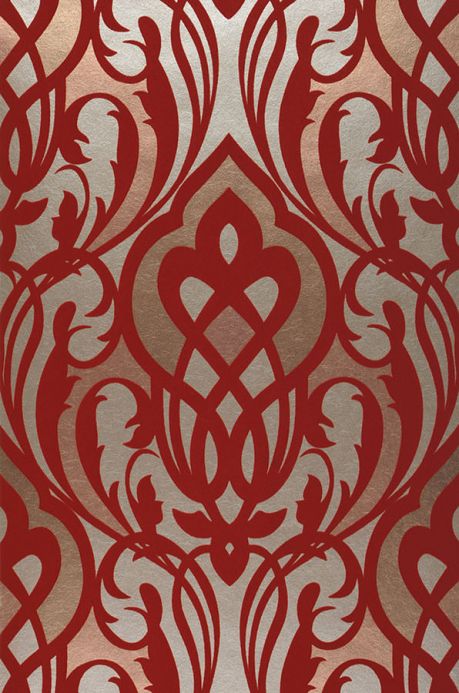 Archiv Papier peint Letona rouge rubis Largeur de lé