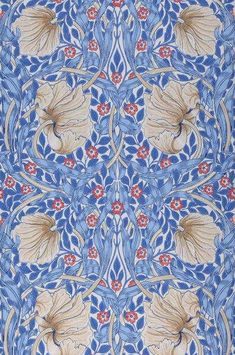 Papel pintado Art Nouveau Papel pintado Despina azul claro Ancho rollo