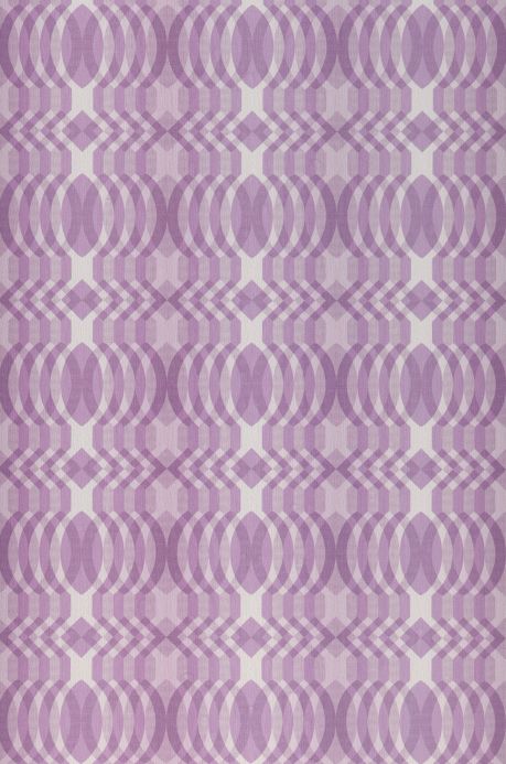 Papel de parede geométrico Papel de parede Chakra tons de violeta Largura do rolo