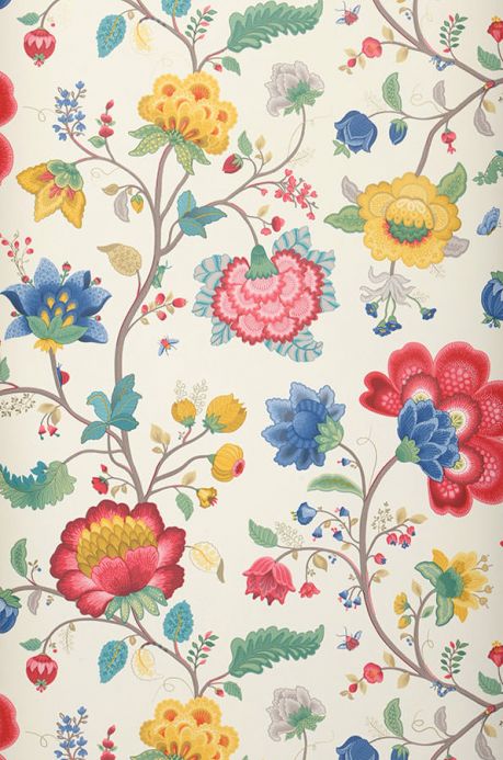 Floral Wallpaper Wallpaper Belisama cream Roll Width