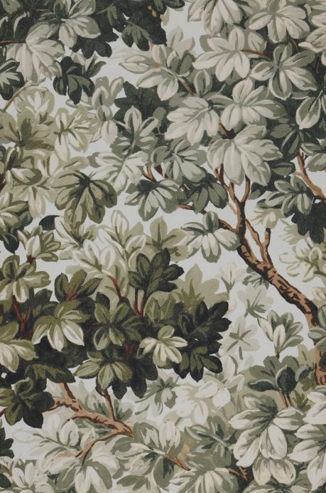 Forest and Tree Wallpaper Wallpaper Manzara shades of green A4 Detail