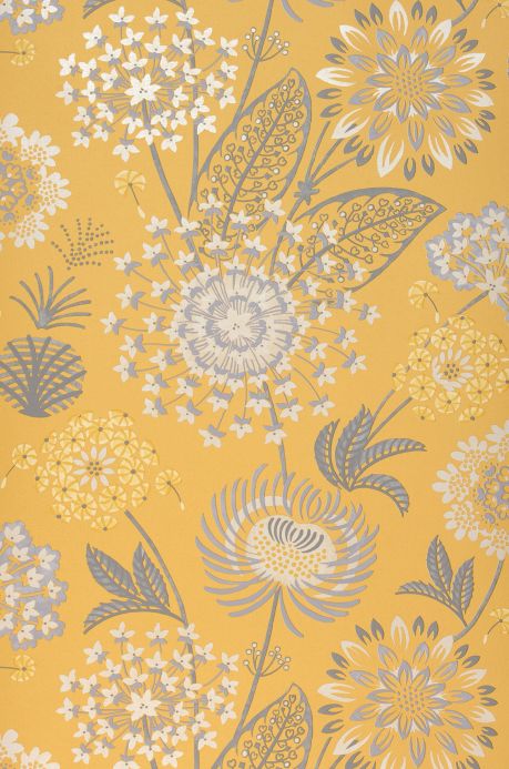 Floral Wallpaper Wallpaper Grisella gorze yellow Roll Width
