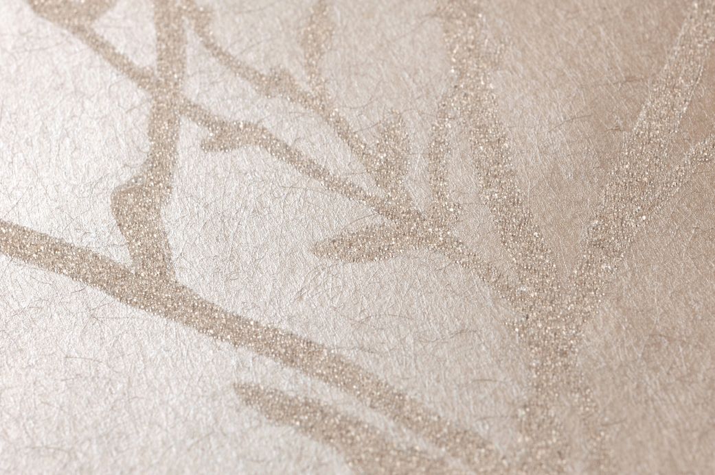 Glass bead Wallpaper Wallpaper Bellewood cream shimmer Detail View