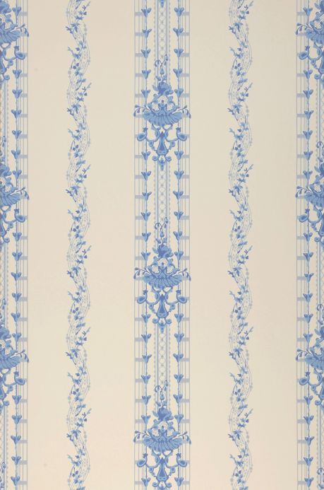 Damask Wallpaper Wallpaper Konstantine shades of blue Roll Width