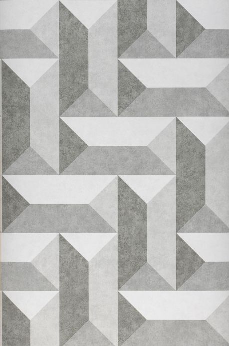 Geometric Wallpaper Wallpaper Rekel grey tones Roll Width