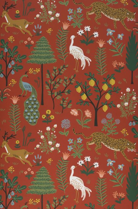 New arrivals! Wallpaper Menagerie copper brown Roll Width
