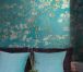 Wallpaper VanGogh Blossom turquoise