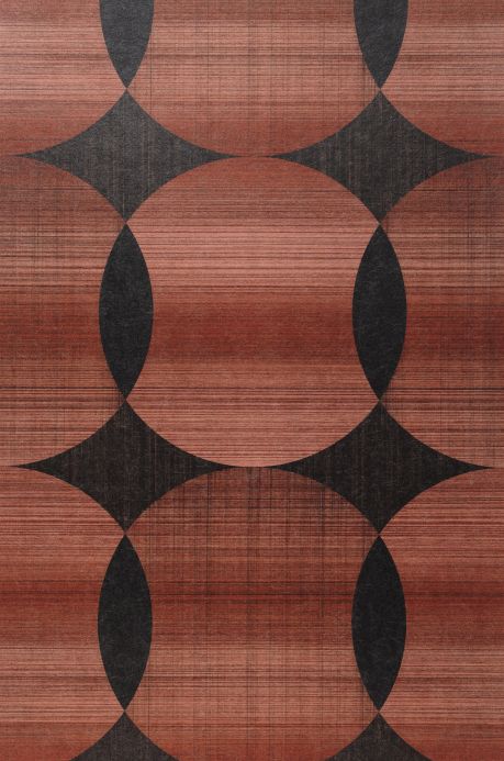 Geometric Wallpaper Wallpaper Kasavu copper shimmer Roll Width