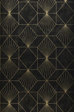 Black Wallpaper is worth a sin – and patterned black wallpapers two!