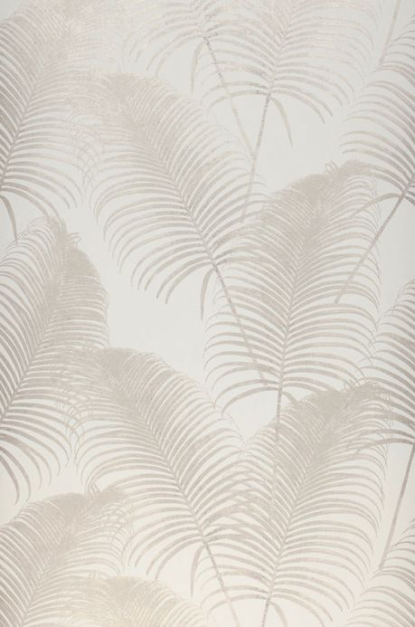 Botanical Wallpaper Wallpaper Milva grey beige shimmer Roll Width