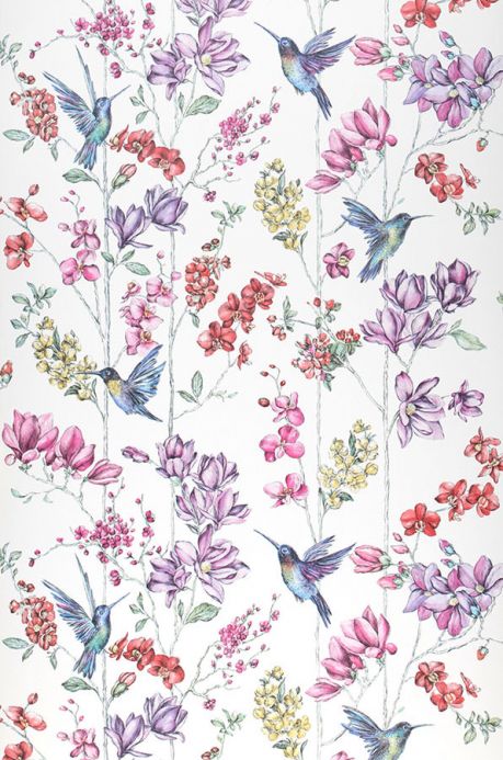 Animal Wallpaper Wallpaper Biala violet tones Roll Width