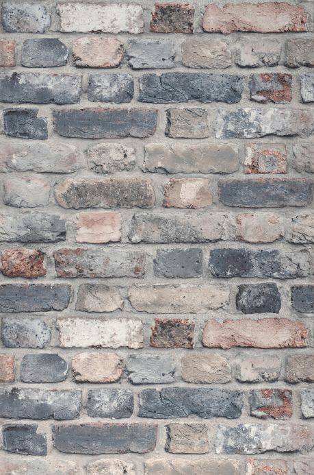 Papel de parede de pedras Papel de parede Castor tons de cinza Largura do rolo