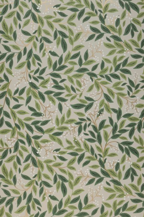 Peel and stick Wallpaper Self-adhesive wallpaper Willowberry reseda-green Roll Width