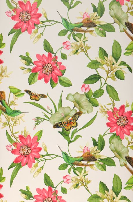 Floral Wallpaper Wallpaper Sensu cream Roll Width