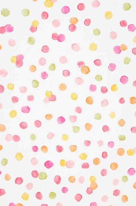 Wallpaper Wallpaper Uncountable Dots red A4 Detail