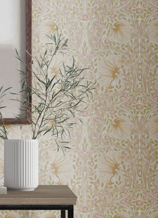William Morris Wallpaper Wallpaper Despina beige Room View