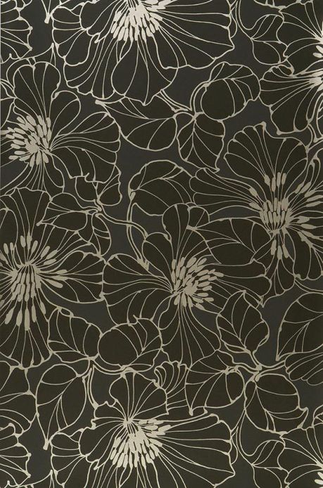 Archiv Wallpaper Indra anthracite Roll Width