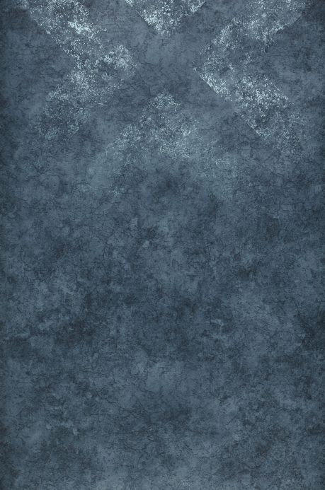 Papel de parede geométrico Papel de parede Aurim azul acinzentado Largura do rolo