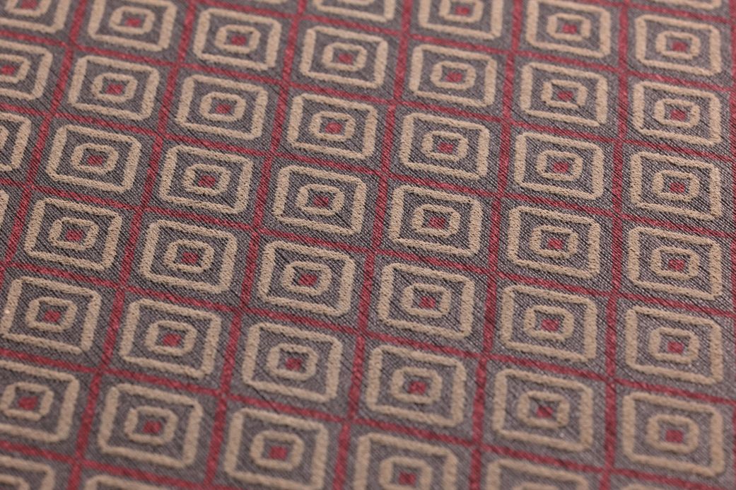 Textile Wallpaper Wallpaper Calaluna raspberry red Detail View