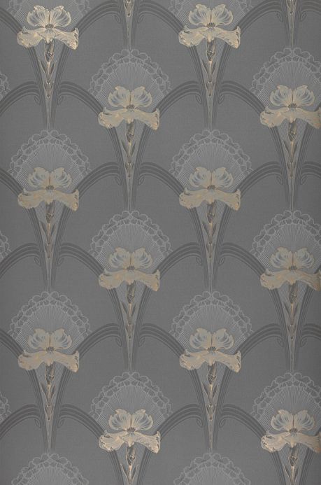 Art Nouveau Wallpaper Wallpaper Liandra grey Roll Width