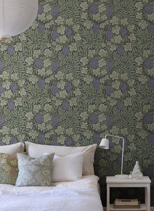 William Morris Wallpaper Wallpaper Bedran lavender Room View