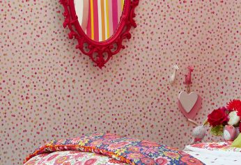 Wallpaper Uncountable Dots red