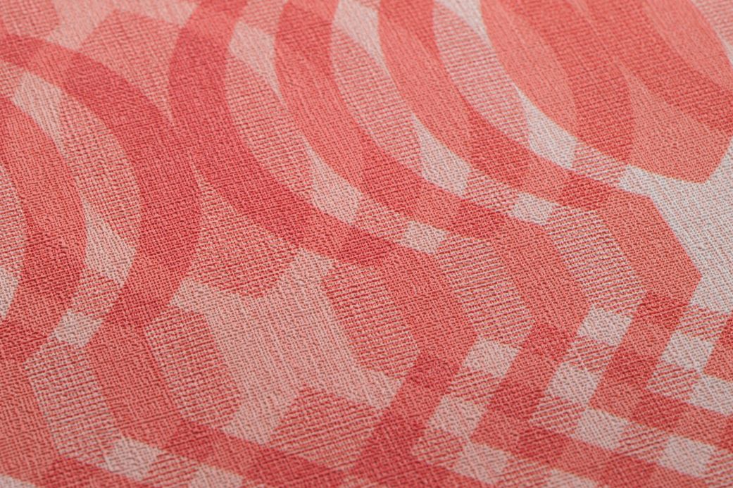 Carta da parati geometrica Carta da parati Chakra sfumature di rosa Visuale dettaglio