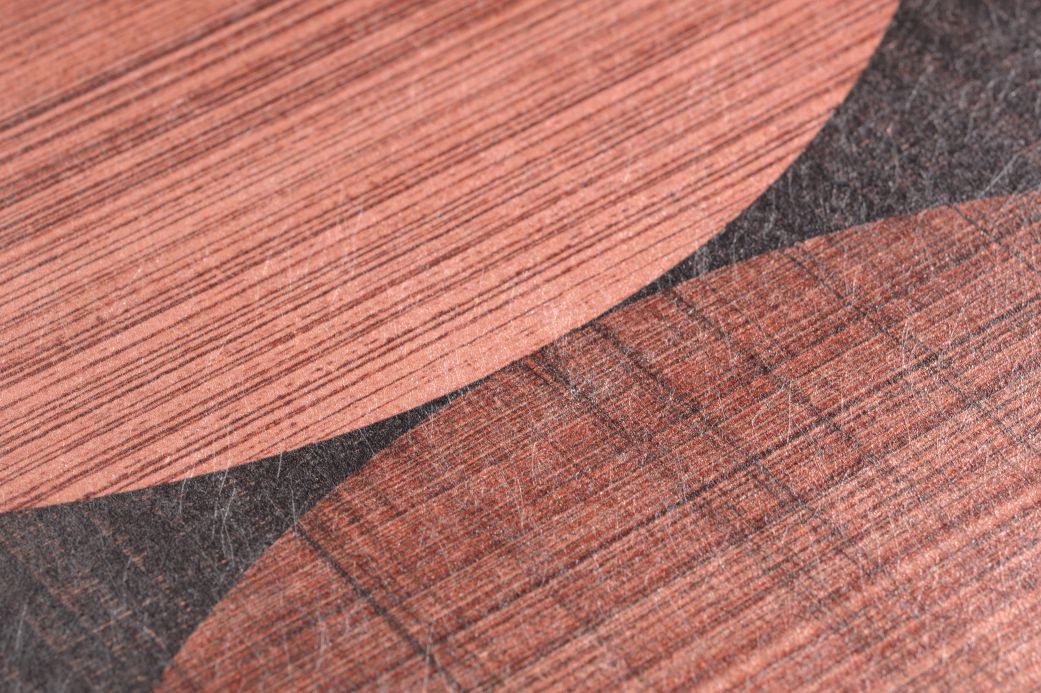 Geometric Wallpaper Wallpaper Kasavu copper shimmer Detail View