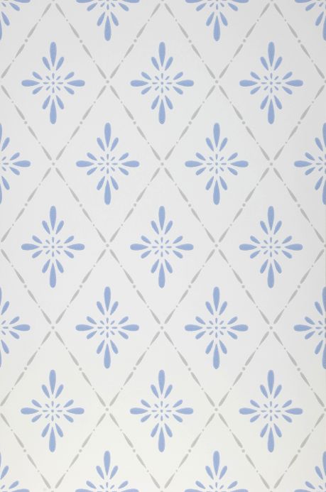 Geometric Wallpaper Wallpaper Bavero brilliant blue Roll Width