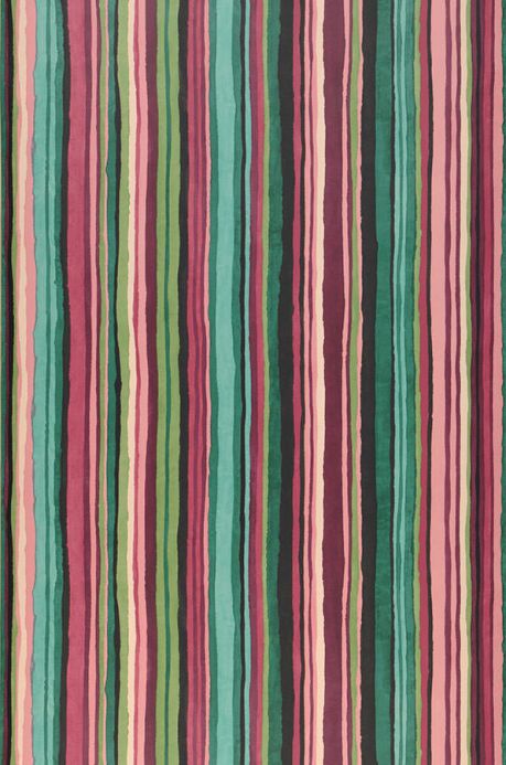 Striped Wallpaper Wallpaper Zeno claret coloured Roll Width