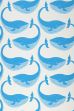 Wallpaper Moby Dick capri blue