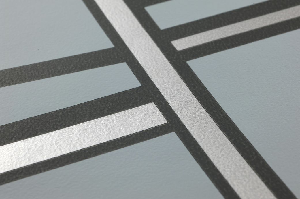 Geometric Wallpaper Wallpaper Havendale mint grey Detail View