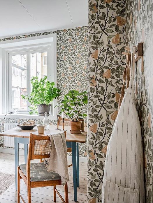 Country style Wallpaper Wallpaper Estelle cream Room View