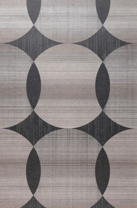 Geometric Wallpaper Wallpaper Kasavu silver grey shimmer Roll Width